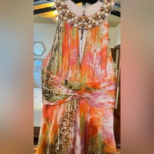 Teri Jon Rickie Freeman maxi dress